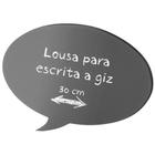 Lousa Memo Blackboard decoração formato Fala 30cm Cortiarte