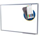 Lousa Quadro Branco Magnético 150x120 Alumínio Fórmica 4 Canetas Apagador