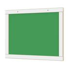 Lousa quadro escolar verde liso madeira mdf 30x40cm para recados estudo junges