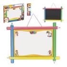 Lousa Quadro Negro Infantil Dupla Face Criativa ZF 4403 - ART BRINK