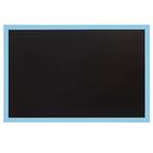 Lousa quadro preto lettering mdf soft 040 x 030 cm azul - stalo