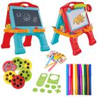 Lousinha Projetora De Desenhos Infantil Giz E Caneta - Dm Toys