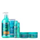 Lowell Cacho Magico Shampoo 500ml Creme Modelador 240ml Fluido 200ml Oleo 60ml Gelatina 240g e Mascara 240g