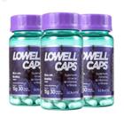 Lowell Caps-capsulas Crescimento Capilar Kit Com 3 unds. Até 4cm por mês