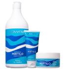 Lowell Extrato de Mirtilo Shampoo 1L Condicionador 200ml e Mascara 240g