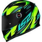 Ls2 capacete ff358 draze black/hv-yellow/green 62/xl