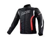 Ls2 jaqueta gate blk/wht/red 4xl