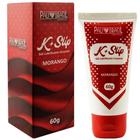 Lubrificante K+ Slip Aromático 60g Morango - Sex shop - Pau Brasil