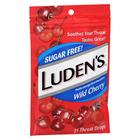 Luden's Throat Drops Cereja Selvagem Sem Açúcar 25 Cada por Ludens (Pacote com 2)