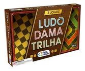 Jogos Clássicos 6 em 1 Dama Xadrez Ludo Trilha Dominó Forca - Erafull