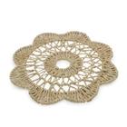 Lugar americano 32 cm Sisal Mandala Flor Wolff Decor - 29228