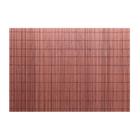 Lugar Americano de Bambu Pratico Esteira Marrom 30x45Cm Lyor