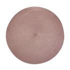 Lugar Americano De Poliéster Fresno Espiral Taupe 38Cm - LYOR