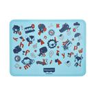 Lugar Americano de Silicone Estampado Yummy! Azul Fisher-Price - BB1195