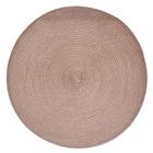 Lugar Americano Poliéster Fresno Espiral Taupe 38cm 1 pç 2882 - Lyor