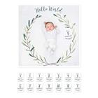 lulujo Baby First Year Milestone Cobertor e Card Set 47in x 47in Olá, mundo!