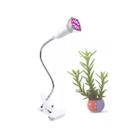 Luminária 1 Bocal Para Planta LED Grow Com Lâmpada de 28w - O Efeito Dessa Iluminação é Muito Eficiente Para As Plantas