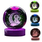 Luminária 3D Com Base de Madeira Sonhos Brilhantes Ideal Para Presentear 35232