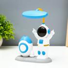 Luminária Abajur Astronauta LED de Mesa Infantil / Ângulo Ajustável / Decoração / Inclui Cabo USB - INTERPONTE