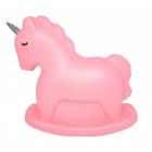 Luminária Abajur Decor Unicornio Rosa 28 x 11,4 x 27cm Decorfun