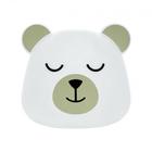 Luminária Abajur Decor Urso Branco 28 x 14 x 26cm Decorfun