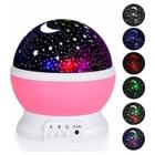 Luminaria Abajur Gira Projetor Estrelas Led Starry Night Rgb