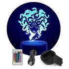 Luminária Abajur Medusa RGB Controle + Toque - ShopC