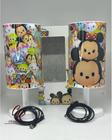 Luminária Abajur Mickey & Minnie - Tsum Tsum - Taimes