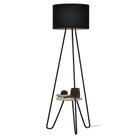 Luminaria Abajur Real Para Quarto Casal Estilo Industrial Moderno Alto Padrão Exclusivo Cupula Preto - Aprire Moveis