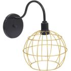 Luminária Arandela de Parede Aramada Globo Industrial Retro Vintage Agp Ilumini