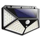 Luminaria Arandelas Sensor C/ 100 Leds Solar A Prova D'agua