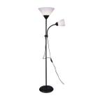 Luminária Articulada Abajur Chao duo floor Metal pedestal Lustre Coluna 1,72m - Economia Solar