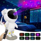 Luminaria Astronauta Projetor Galaxia Estrelas Nebulosa Universo Led Para Quarto Infantil Adulto