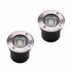 Luminária Balizador Led Chão Piso Jardim 6w Blindado Luxo Kit com 2 - Lustres Online