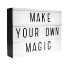 Luminária Cinema Light Box Decorativa 23Cm - Preto