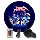 Luminária Colorida Fire Force - RGB + Controle - ShopC