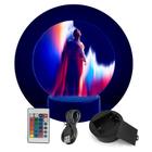 Luminária Colorida Super Man - RGB + Controle