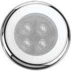 Luminária Com Aro Cromado E Branco 4 Leds