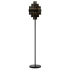 Luminária de Chão Coluna Crown Preto Fosco 23W 2700K 170cm ZR122-SKY Starlux