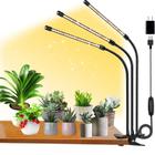 Luminária de Cultivo FRGROW LED - 3 Cabeças com Espectro Completo para Plantas