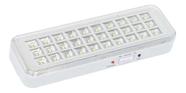 Luminária de Emergência Kit 17 unid. recarregavel com 30 Leds corredor lampada bateria saida Bivolt - Importado