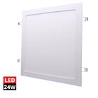 Luminária De Led Embutir Teto Quadrada Slim G2 24W 6K Branca Fria