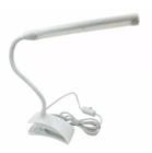 Luminaria De Led Flexivel De Mesa Com Clip E Cabo Usb
