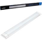 Luminaria de Led Retangular Slim Linear Sobrepor 40W 1,20MT 6500K Branca Fria Bivolt