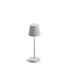 Luminária de Mesa Abajur LED Mini PL Interlight - Portátil Sem Fio - Nude