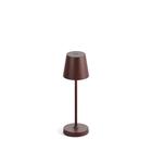 Luminária de Mesa Abajur LED Mini TN Interlight - Portátil Sem Fio - Corten