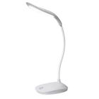 Luminária De Mesa Abajur Led Usb Flexível recarregavel cor BRANCO - Gomes store