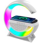 Luminária De Mesa Abajur Rgb Smart Bluetooth Speaker Wireles - Bellator