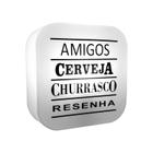 Luminária de mesa e Quadro Iluminado para Parede Amigos Cerveja Churrasco