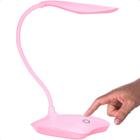 Luminária De Mesa Led Articulável Com 3 Intensidades, Acendimento Touch, Haste Flexível, Alimentação USB, Ideal Para Estudos, Leitura E Trabalho